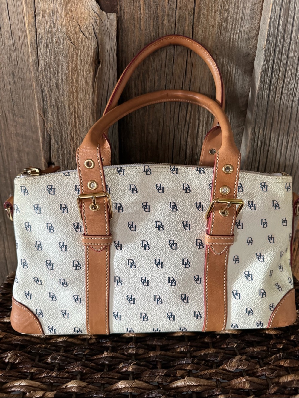 Dooney and Bourke Logo Satchel REHAB